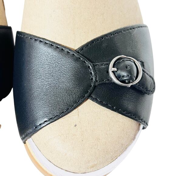 Dansko Tessie Napa Multi-Strap Sandal Black Women 8.5 EU 39 New with Box - Picture 3 of 10